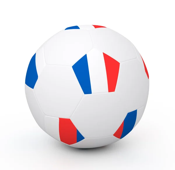 Bola de futebol (ilustração 3D ) — Fotografia de Stock