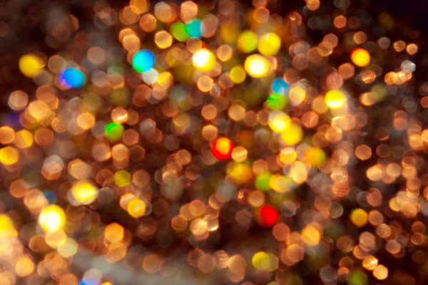 Fondo Navidad Brillante Luz Desenfocada Oropel — Foto de Stock