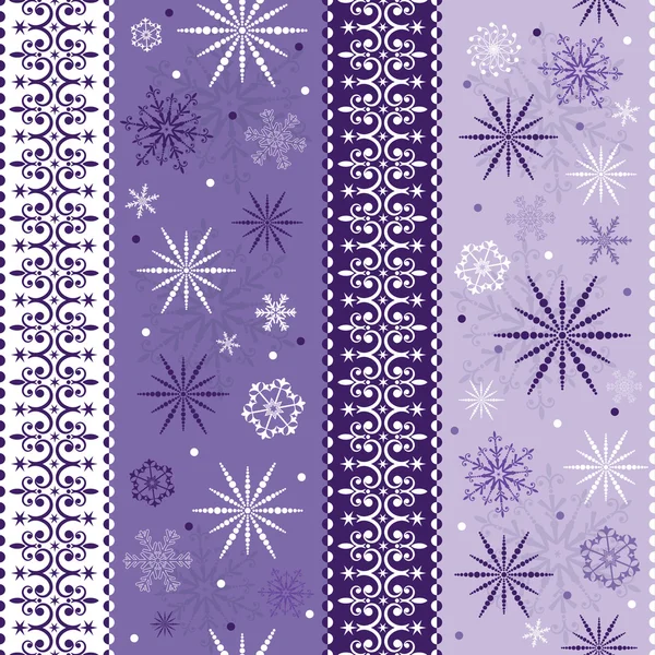 Seamless striped christmas pattern — Stock Vector