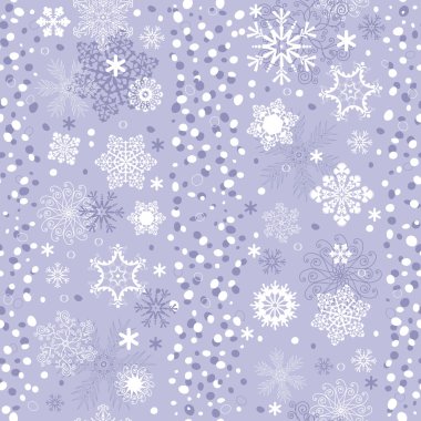 Seamless gentle violet-white striped christmas pattern clipart