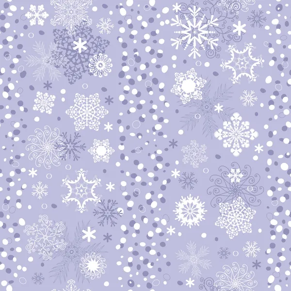 シームレスな穏やかな紫白のストライプのクリスマスのパターン — ストックベクタ