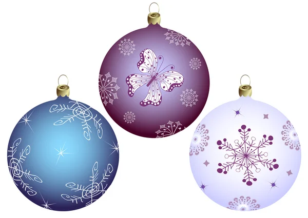 Set Christmas 's balls — стоковый вектор