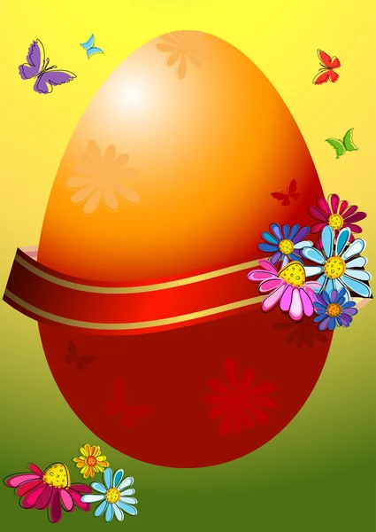 Cadre de Pâques — Image vectorielle