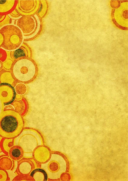 Grunge wallpaper with circles — Stock Photo, Image