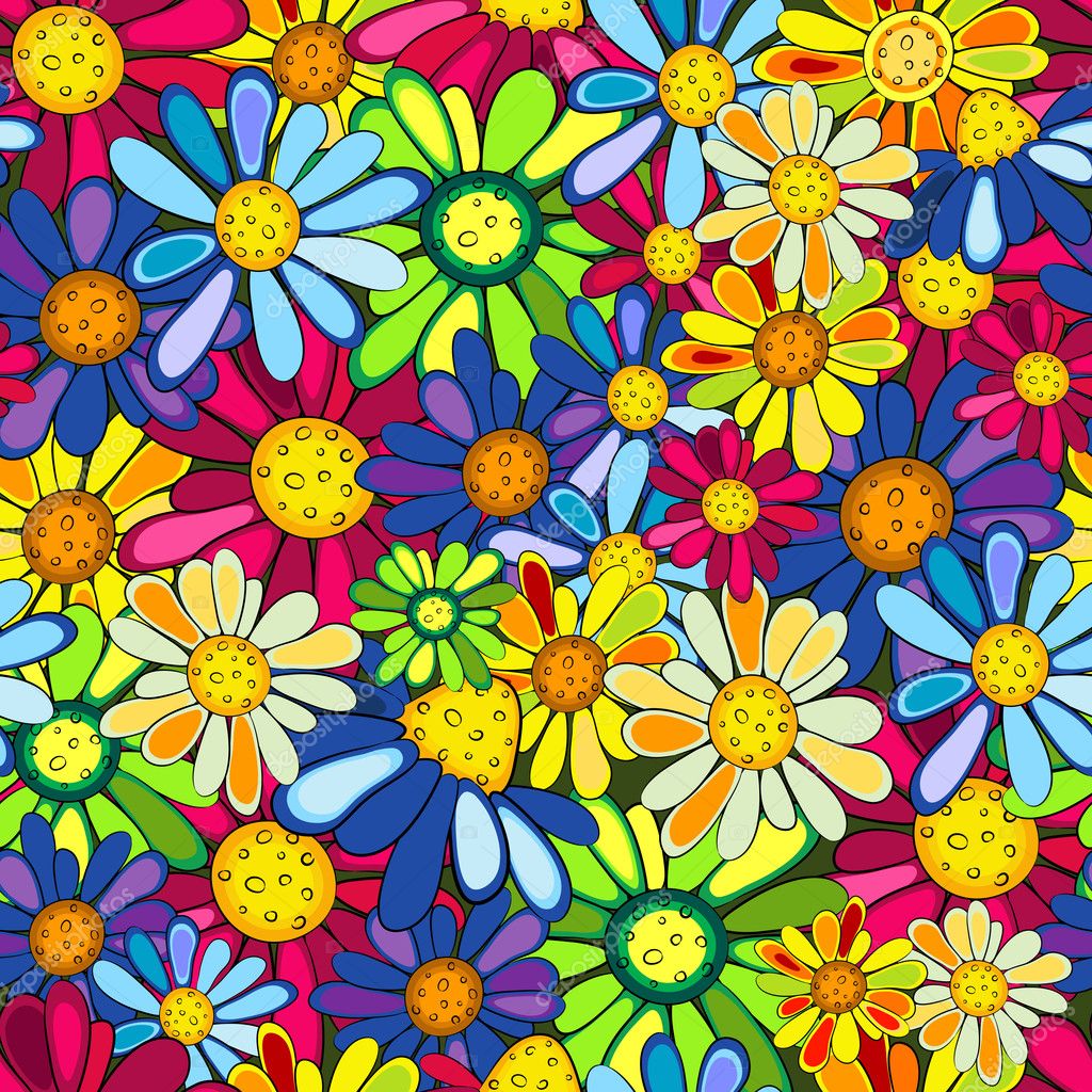 Floral seamless pattern Stock Vector by ©OlgaDrozd 5266340