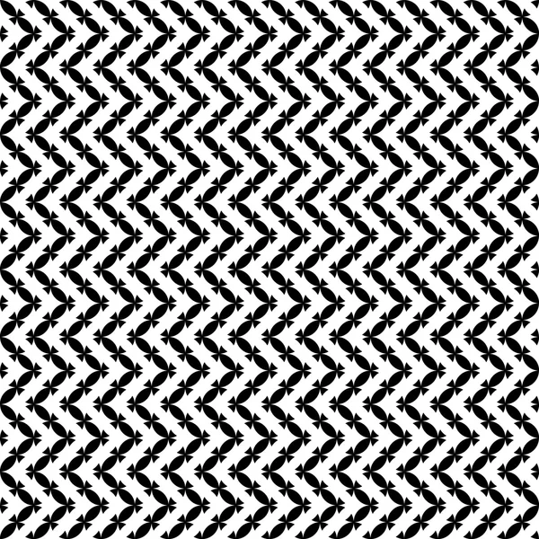 ブラック ホワイトのシームレスなパターン — ストックベクタ