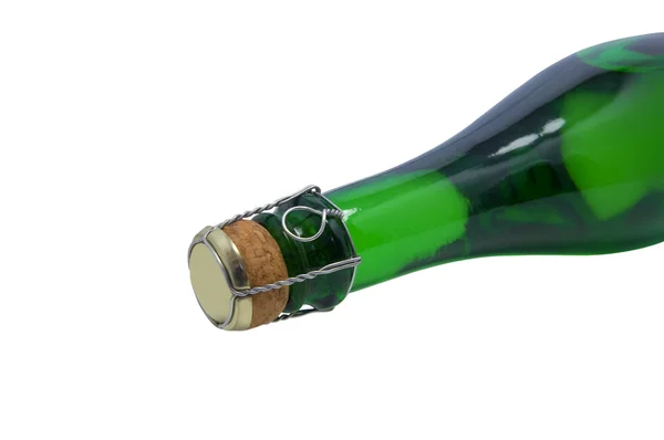 Champagne bottle close-up — Stock Photo, Image