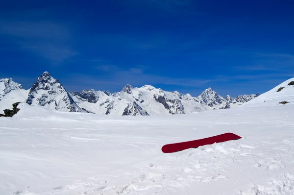 stock image Snowboard on the ski slope