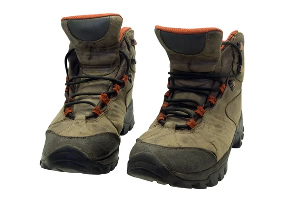 Old hiking boots — Stock Photo, Image