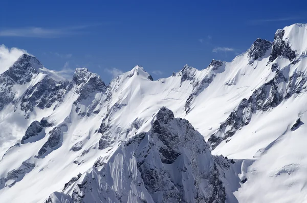 Picos de montanha — Fotografia de Stock