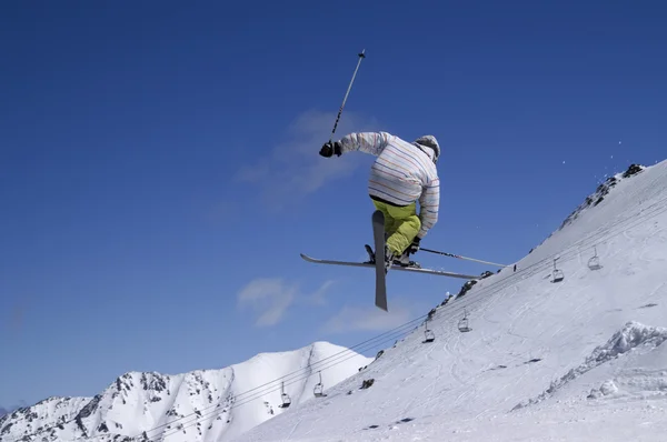 Akrobatické lyžování — Stock fotografie