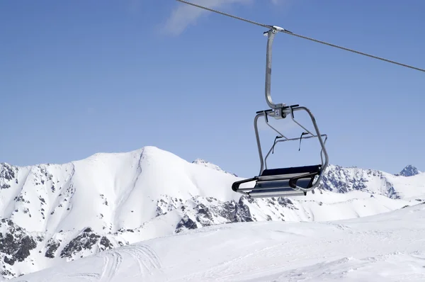 Chair-lift, close-up — Stock Photo, Image