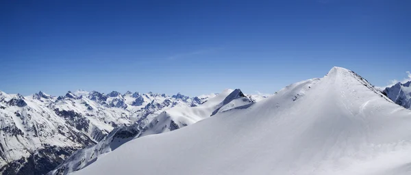 Panorama montano. Caucaso, dombay. — Foto Stock