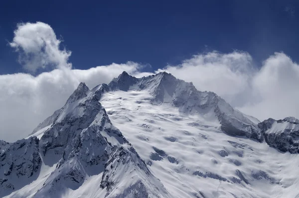 Горный Ледник Горы Кавказа Домбай — стоковое фото