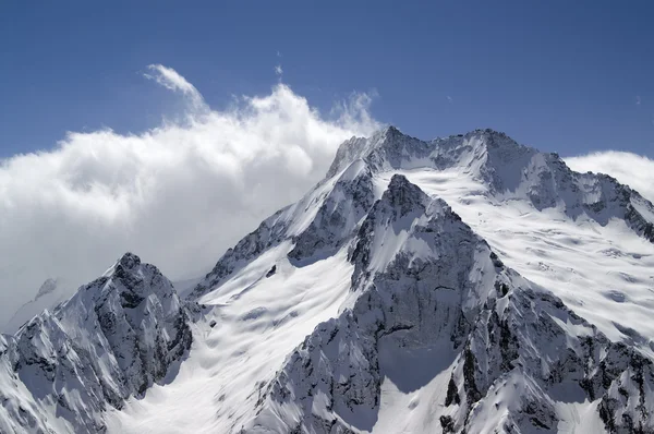 Высокие Горы Кавказ Домбай — стоковое фото