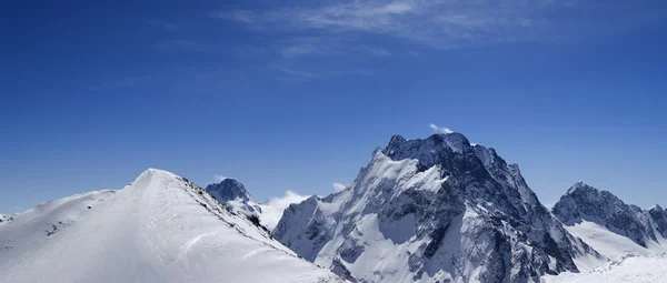 Panorama Kaukasus bergen — Stockfoto