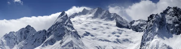 Panorama Monti Del Caucaso Dombay — Foto Stock
