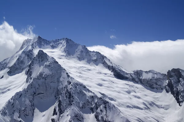 Glacier Les Montagnes Caucase Dombay — Photo