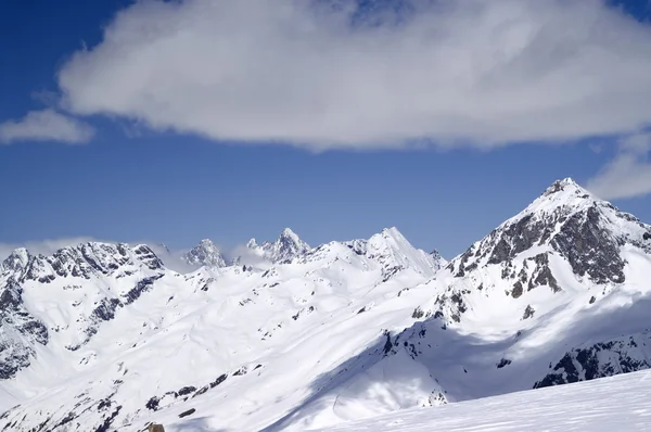 Blick vom Skigebiet — Stockfoto
