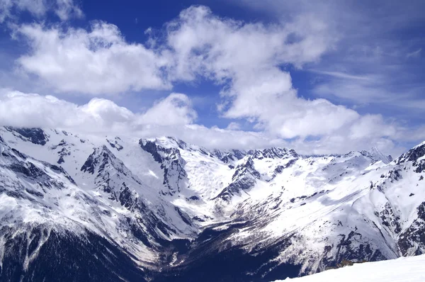 Kaukasus Berg Molnet Dombay — Stockfoto