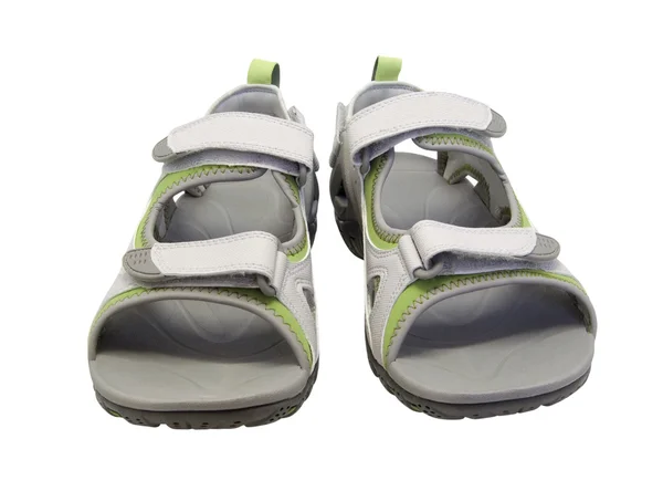 Pair of summer sandals — Stockfoto