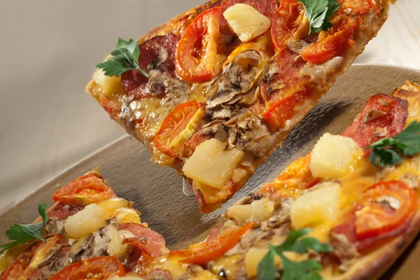 ホット味のピザ — ストック写真