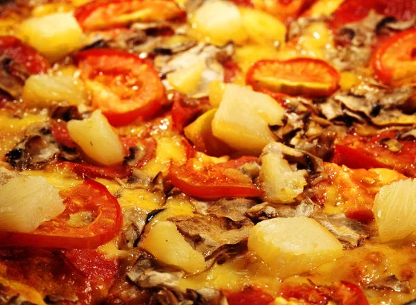Pizza de sabor quente — Fotografia de Stock