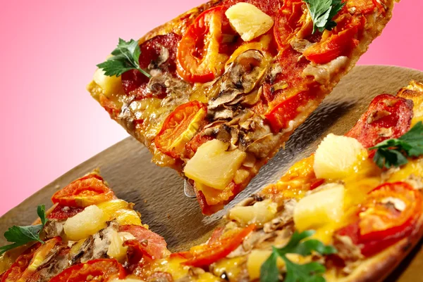 Sıcak tat pizza — Stok fotoğraf
