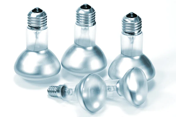 A light bulb on the white background — Stock Photo, Image