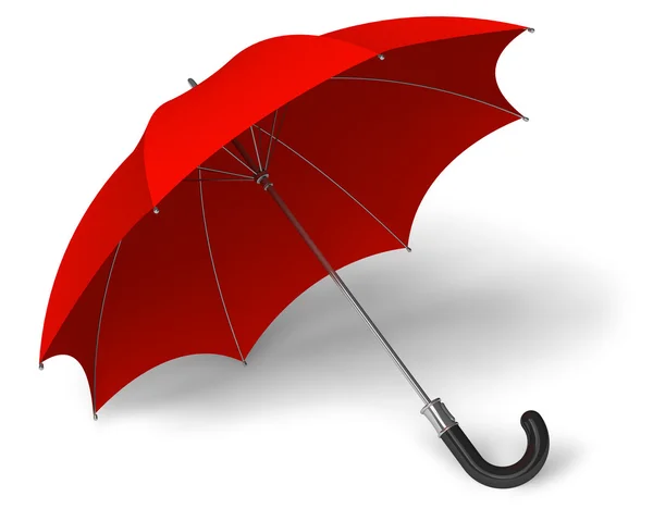 Guarda-chuva vermelho — Fotografia de Stock