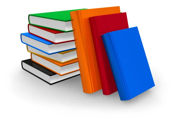 Livros coloridos — Fotografia de Stock
