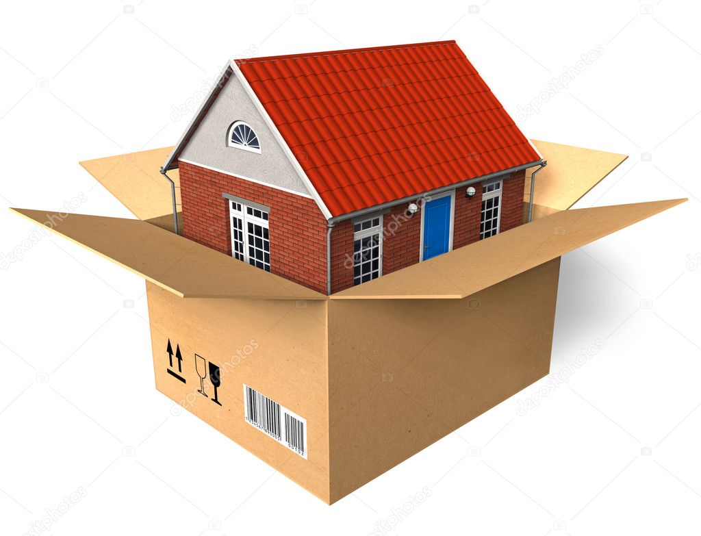 New house in box