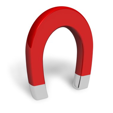 Horseshoe magnet clipart