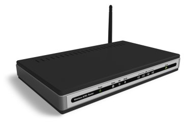 Wireless modem/router clipart