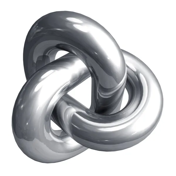 Abstrakcyjny kształt metal — Zdjęcie stockowe