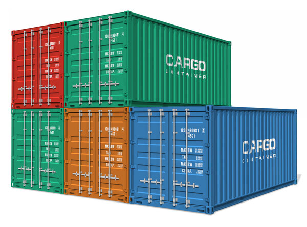 Set of cargo containers