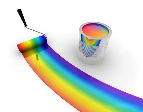 Decoração arco-íris — Fotografia de Stock