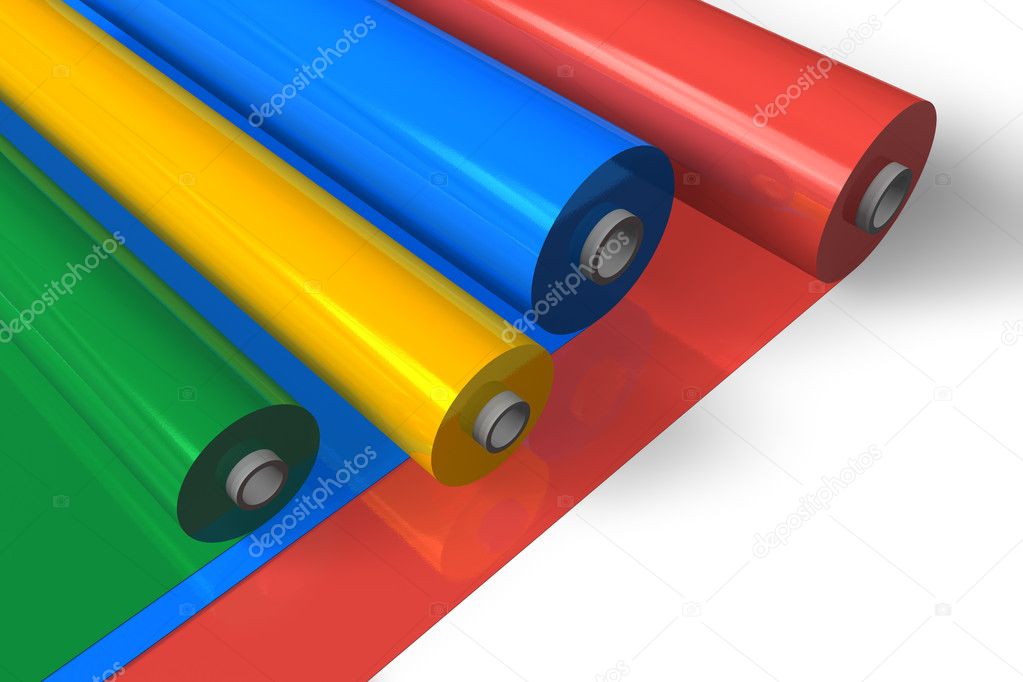 Color plastic rolls