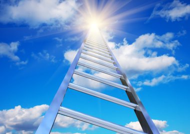 Stairway to the sky clipart