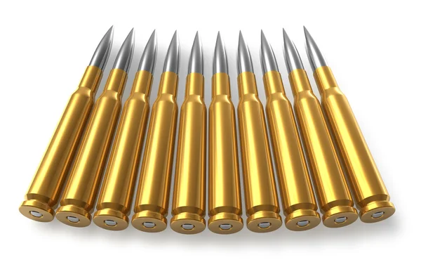 Bullets for sniper rifle — Stock Photo, Image