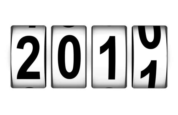 Neujahrszähler 2011 — Stockfoto