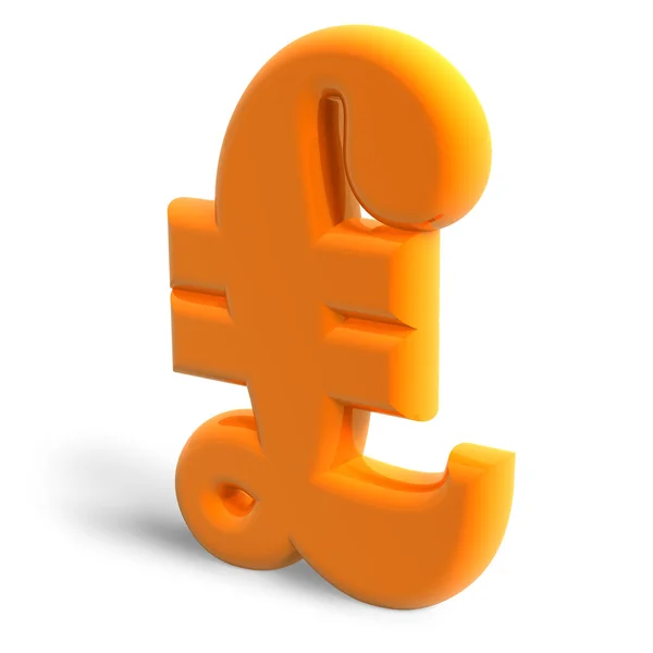 Pound sterling symbol — Stock Photo, Image