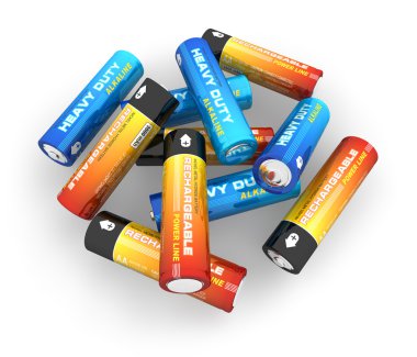 AA batteries clipart