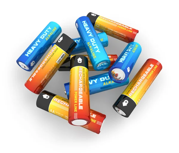 АА-батареи — стоковое фото