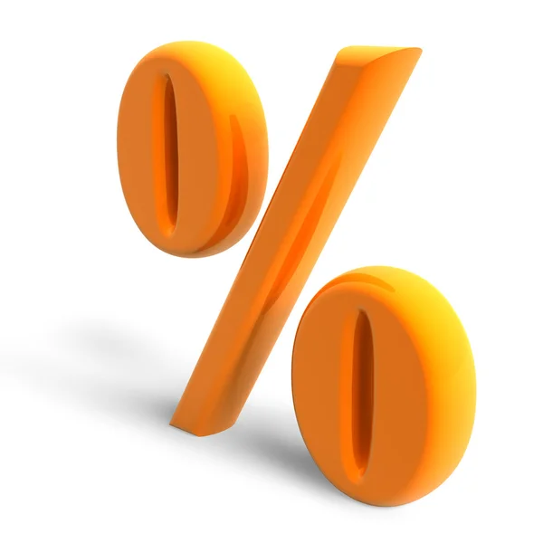 Percent symbol — Stock Photo, Image