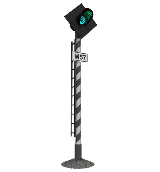 Railroad traffic light — Stock Photo, Image