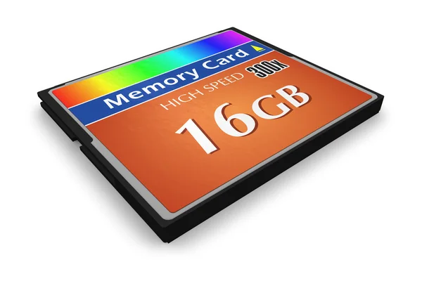 Karta pamięci CompactFlash — Zdjęcie stockowe