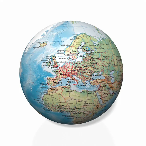 Fysieke wereld, Europese zijde — Stockfoto