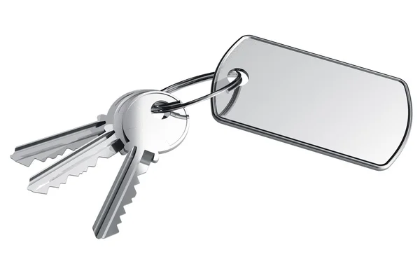 Keys with label — Stock Photo, Image