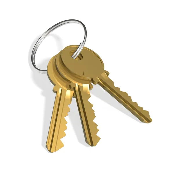 Golden keys — Stock Photo, Image